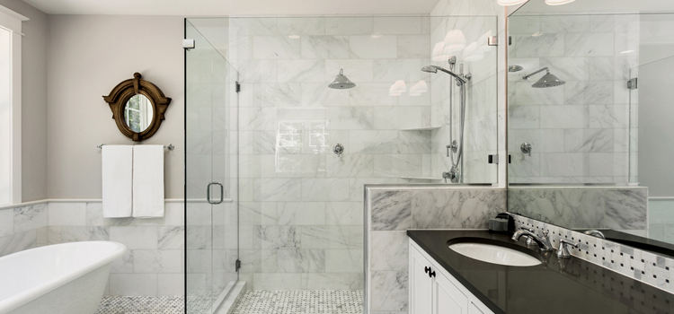 bathroom shower door installation in Cathedral City